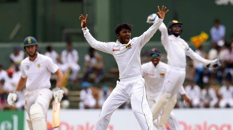 Dananjaya can apply for a re-assessment after modifying his bowling action in accordance with clause 4.5 of the Regulations. (Photo: AFP) Dananjaya can apply for a re-assessment after modifying his bowling action in accordance with clause 4.5 of the Regulations. (Photo: AFP)
