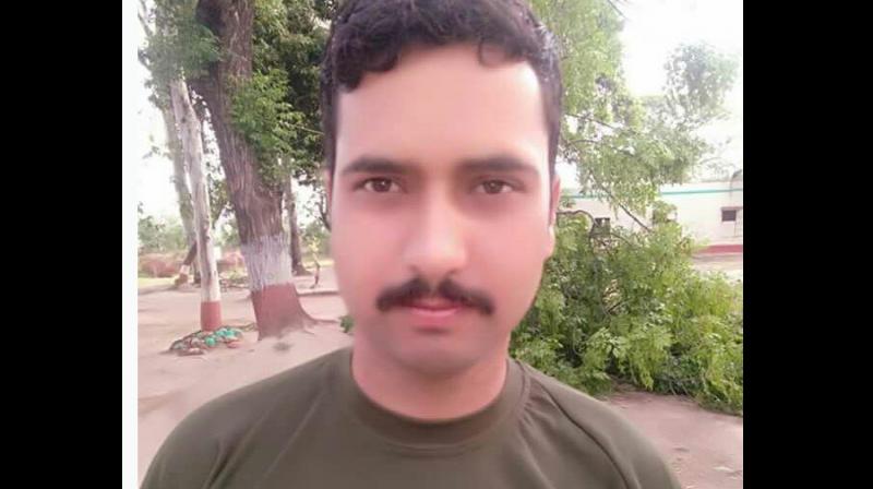 The slain jawan was identified as 28-year-old constable Sitaram Upadhyaya of 192 Battalion. (Photo: ANI | Twitter) The slain jawan was identified as 28-year-old constable Sitaram Upadhyaya of 192 Battalion. (Photo: ANI | Twitter)