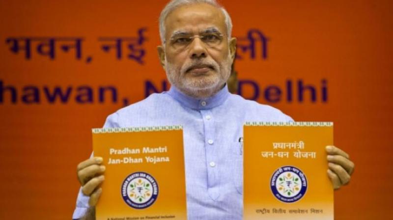 Pradhan Mantri Jan Dhan Yojna (PMJDY) was launched on August 28, 2014. Pradhan Mantri Jan Dhan Yojna (PMJDY) was launched on August 28, 2014.