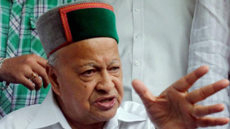 Himachal Pradesh Chief Minister Virbhadra Singh held the Congress responsible for the unrest in Chamba district. (Photo: PTI) Himachal Pradesh Chief Minister Virbhadra Singh held the Congress responsible for the unrest in Chamba district. (Photo: PTI)