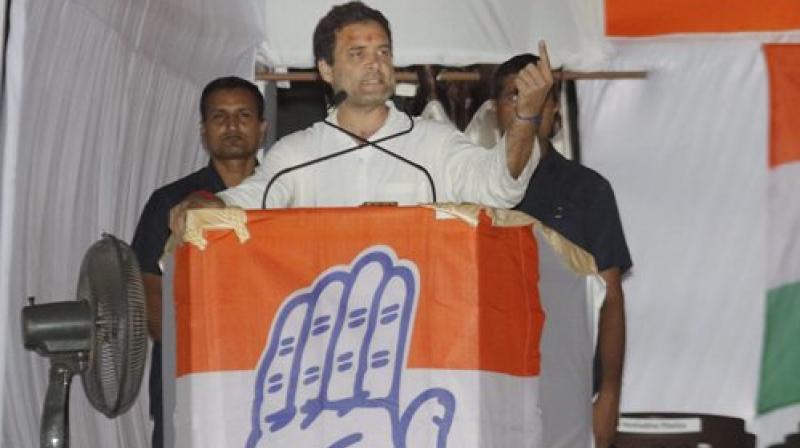 Rahul Gandhi began his three-day visit to his parliamentary constituency on Wednesday. (Photo: PTI) Rahul Gandhi began his three-day visit to his parliamentary constituency on Wednesday. (Photo: PTI)