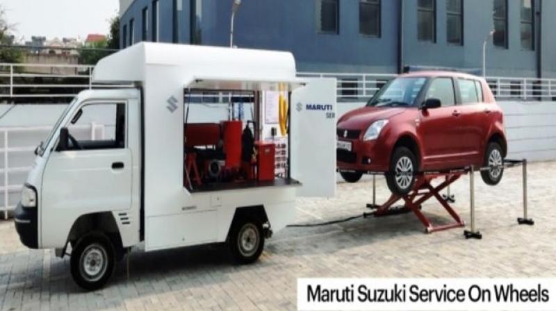 The service covers all Maruti cars whether they run on petrol, diesel or CNG. The service covers all Maruti cars whether they run on petrol, diesel or CNG.