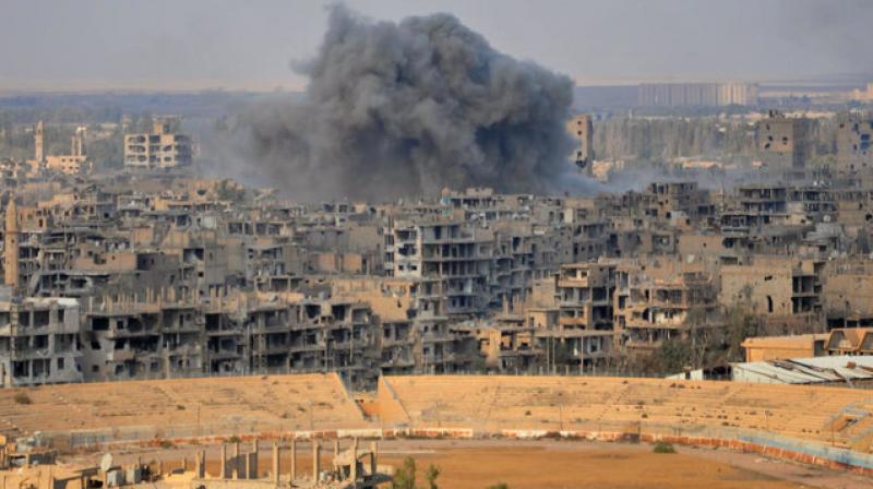 Abdel Rahman said the victims had fled battles in the province, where Syrian regime forces and a US-backed Kurdish-Arab alliance, the Syrian Democratic Forces, are fighting the extremist group in separate offensives. (Photo: AFP) Abdel Rahman said the victims had fled battles in the province, where Syrian regime forces and a US-backed Kurdish-Arab alliance, the Syrian Democratic Forces, are fighting the extremist group in separate offensives. (Photo: AFP)