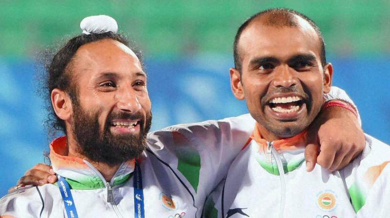 Sardar, who retired from the game prior to the mega event, wants the Indian squad to play as a cohesive unit once they make the quarter-finals and not just depend on two-three players. (Photo: PTI) Sardar, who retired from the game prior to the mega event, wants the Indian squad to play as a cohesive unit once they make the quarter-finals and not just depend on two-three players. (Photo: PTI)