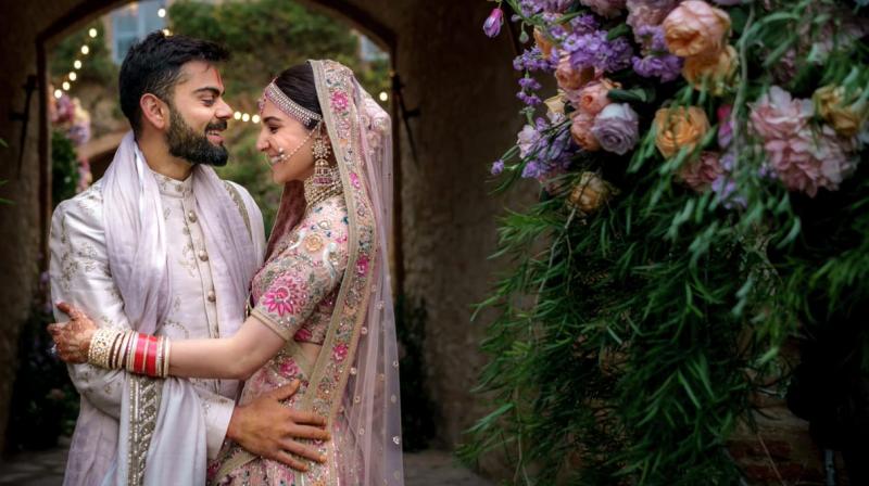 The flamboyant right-hander took to Twitter and posted multiple pictures of the couple with a heartfelt message on their anniversary. (Photo: Twitter) The flamboyant right-hander took to Twitter and posted multiple pictures of the couple with a heartfelt message on their anniversary. (Photo: Twitter)