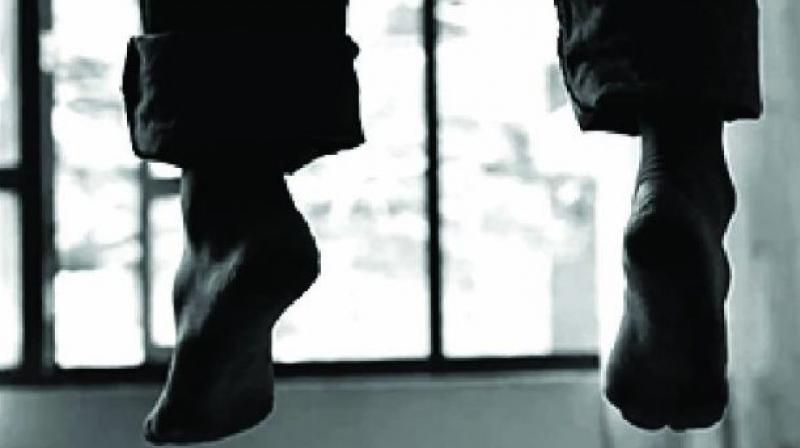 After their kids had gone to school, the couple had an argument on Wednesday following which Subhash strangled Shobha and then hanged himself with a nylon rope. (Representational image) After their kids had gone to school, the couple had an argument on Wednesday following which Subhash strangled Shobha and then hanged himself with a nylon rope. (Representational image)