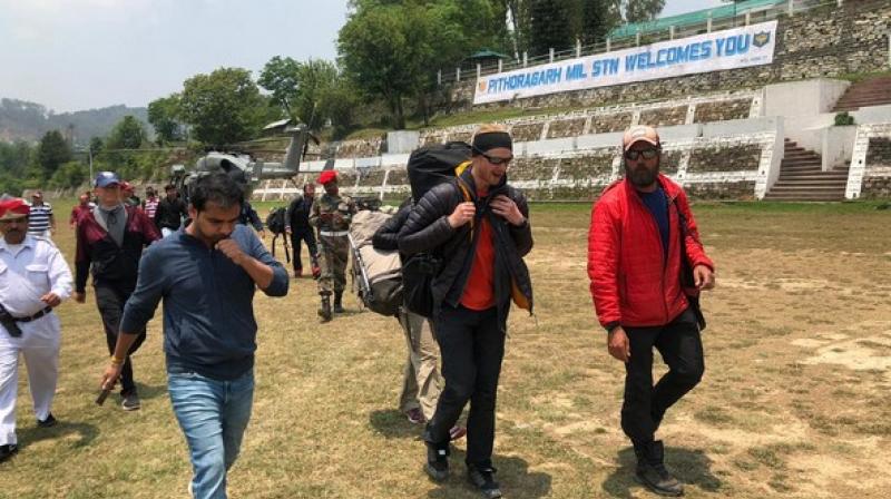 The group, led by highly experienced British climber Martin Moran, had been given permission last month to scale the eastern peak of the mountain. (Photo: ANI) The group, led by highly experienced British climber Martin Moran, had been given permission last month to scale the eastern peak of the mountain. (Photo: ANI)