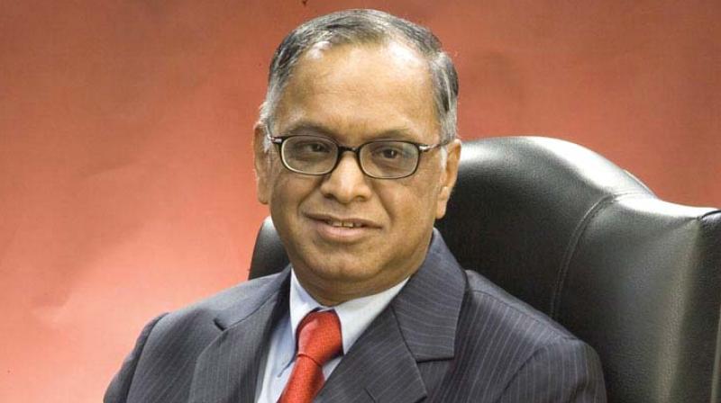 Infosys co-founder N R Narayana Murthy. Infosys co-founder N R Narayana Murthy.