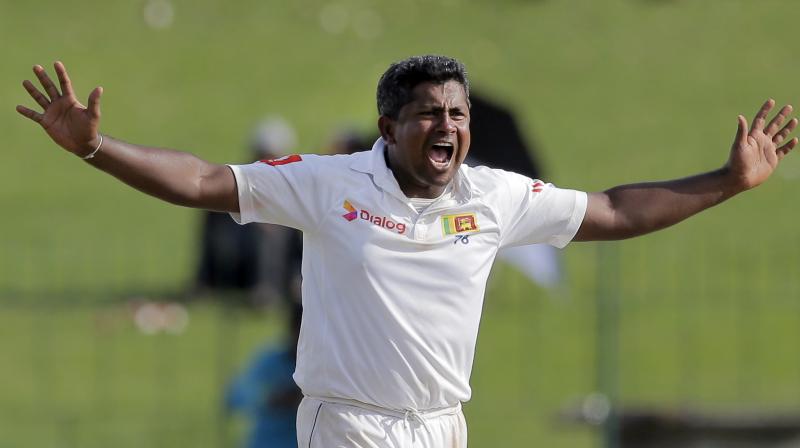 Herath joins the list of other Sri Lankan players like all-rounder Asela Gunaratne, pacers Suranga Lakmal and Nuwan Pradeep, who have all been ruled out of the series. (Photo: AP) Herath joins the list of other Sri Lankan players like all-rounder Asela Gunaratne, pacers Suranga Lakmal and Nuwan Pradeep, who have all been ruled out of the series. (Photo: AP)