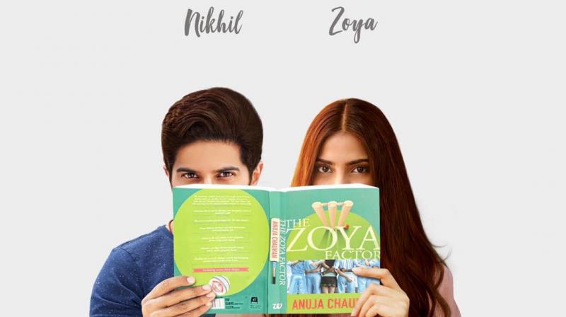 Dulquer Salmaan and Sonam Kapoor in 'The Zoya Factor' first look. Dulquer Salmaan and Sonam Kapoor in 'The Zoya Factor' first look.