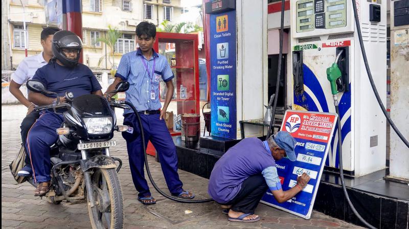 Indias fuel demand dipped 45.8% in April. (PTI Photo)