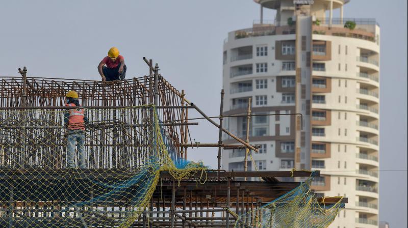 Indian house prices will fall for the first time in at least a decade in 2020. (AFP Photo)