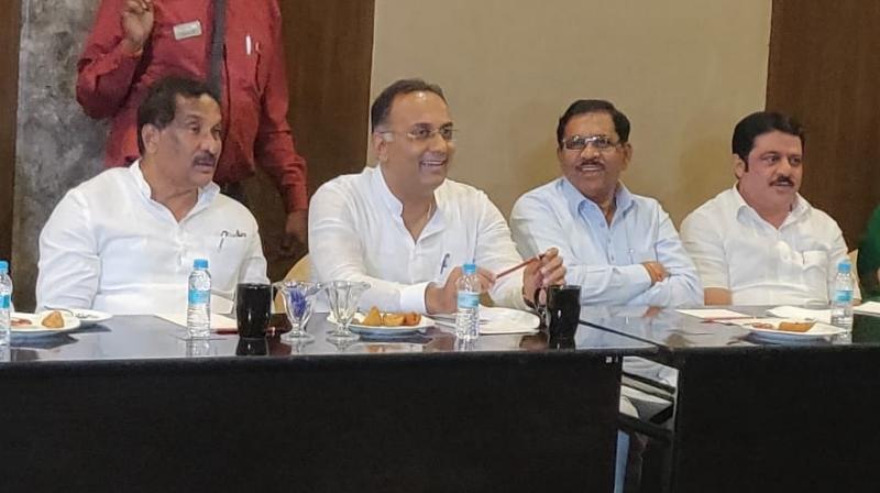 KPCC President Dinesh Gundurao told reporters the Congress was still confident that the two corporators would support its candidate. (Photo: Twitter) KPCC President Dinesh Gundurao told reporters the Congress was still confident that the two corporators would support its candidate. (Photo: Twitter)