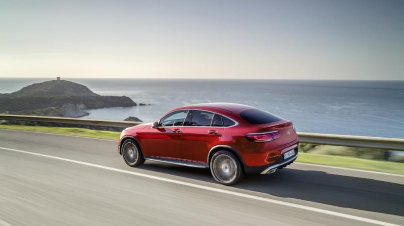 The Mercedes GLC Coupe. The Mercedes GLC Coupe.