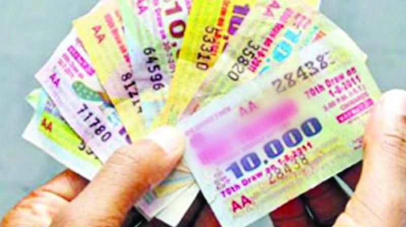 Currently, states are generating small amount of funds through lottery except Kerala which is gets Rs 1,600 to Rs 1,700 crore through lottery. Currently, states are generating small amount of funds through lottery except Kerala which is gets Rs 1,600 to Rs 1,700 crore through lottery.