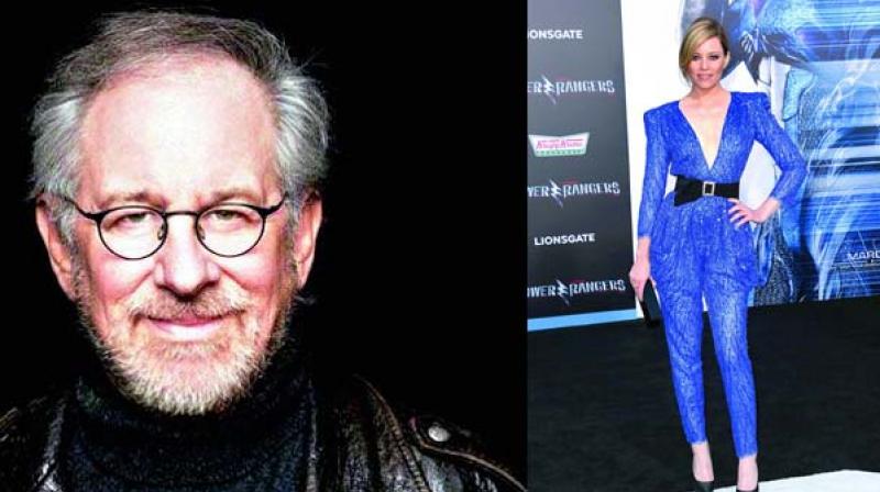 Steven Spielberg and Elizabeth Banks Steven Spielberg and Elizabeth Banks
