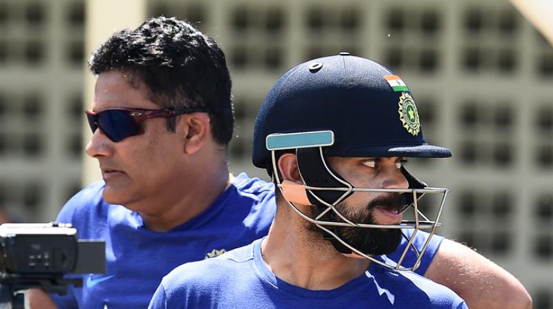 Virat Kohli has reportedly not been too happy with Anil Kumble's iron-fisted approach to team management. (Photo: AFP) Virat Kohli has reportedly not been too happy with Anil Kumble's iron-fisted approach to team management. (Photo: AFP)