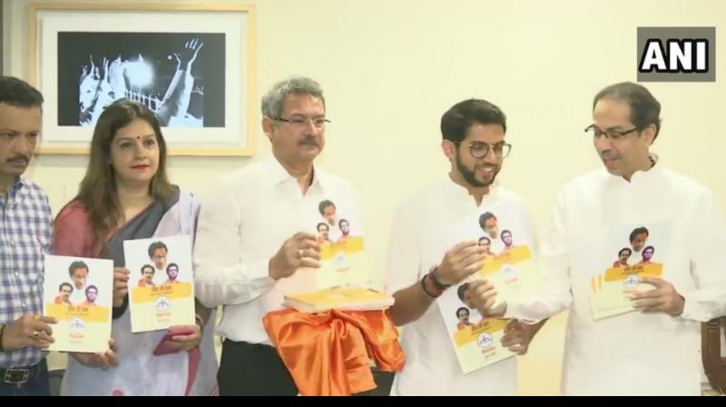 In the manifesto, the party has promised to set up 1,000 food joints across Maharashtra, where full meal will be made available at Rs 10. (Photo: ANI) In the manifesto, the party has promised to set up 1,000 food joints across Maharashtra, where full meal will be made available at Rs 10. (Photo: ANI)
