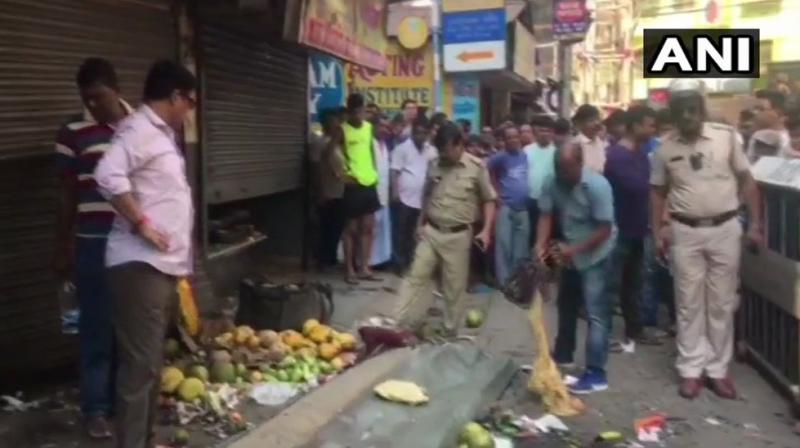 A forensic team and sniffer dogs have been sent to the spot to ascertain the nature of explosion, police said. (Photo: ANI/Twitter) A forensic team and sniffer dogs have been sent to the spot to ascertain the nature of explosion, police said. (Photo: ANI/Twitter)