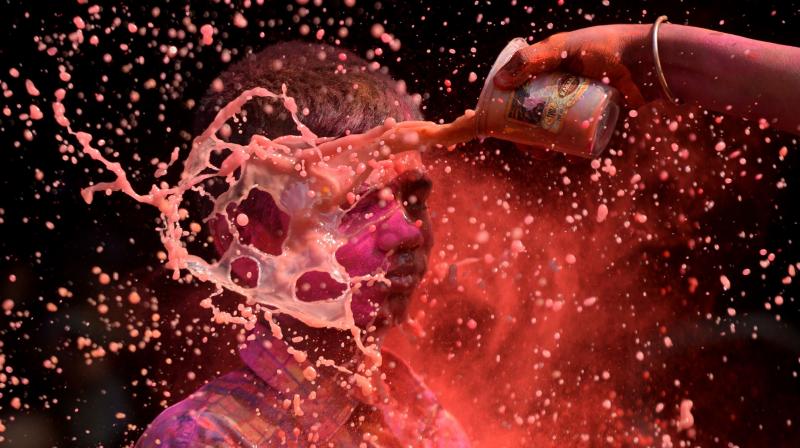 Sportspersons took to social media to greet their fans on the occasion of Holi. (Photo: AFP) Sportspersons took to social media to greet their fans on the occasion of Holi. (Photo: AFP)