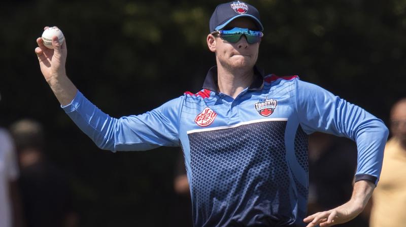 Signed as a replacement for Bangladesh’s Shakib Al Hasan, Smith scored 185 runs in seven innings for the Tridents and claimed three wickets. (Photo: AP) Signed as a replacement for Bangladesh’s Shakib Al Hasan, Smith scored 185 runs in seven innings for the Tridents and claimed three wickets. (Photo: AP)