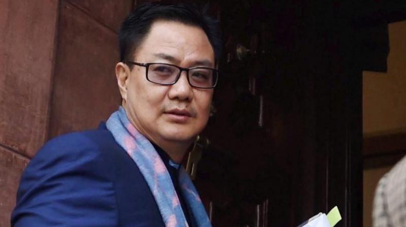 Kiren Rijiju is also elated and impressed over the support given to various sports in the state of Odisha. (Photo: PTI)