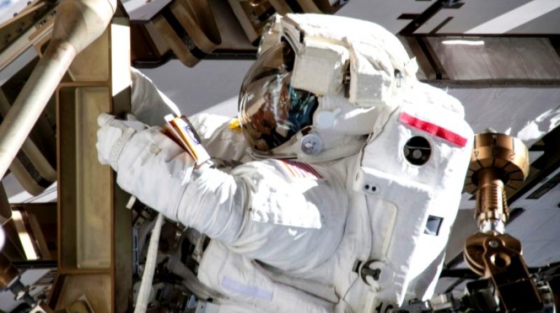 American astronaut Anne McClain at work at the International Space Station on March 22, 2019. (Photo: AFP) American astronaut Anne McClain at work at the International Space Station on March 22, 2019. (Photo: AFP)