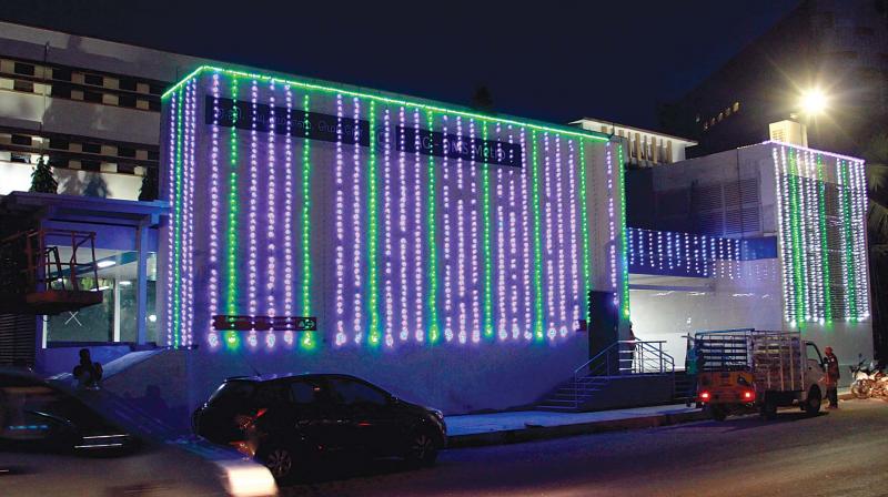 The AG-DMS metro station set to be inaugurated on Friday, decorated with lights. (Photo: DC) The AG-DMS metro station set to be inaugurated on Friday, decorated with lights. (Photo: DC)
