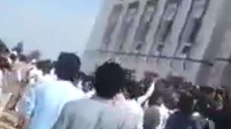A police officer said that the arrests had been made on the basis of CCTV footage and video clips. (Photo: Videograb) A police officer said that the arrests had been made on the basis of CCTV footage and video clips. (Photo: Videograb)