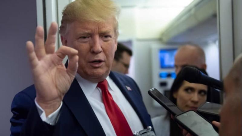 Donald Trump in El Paso on a visit to meet the victims of the shooting. (Photo: AFP) Donald Trump in El Paso on a visit to meet the victims of the shooting. (Photo: AFP)