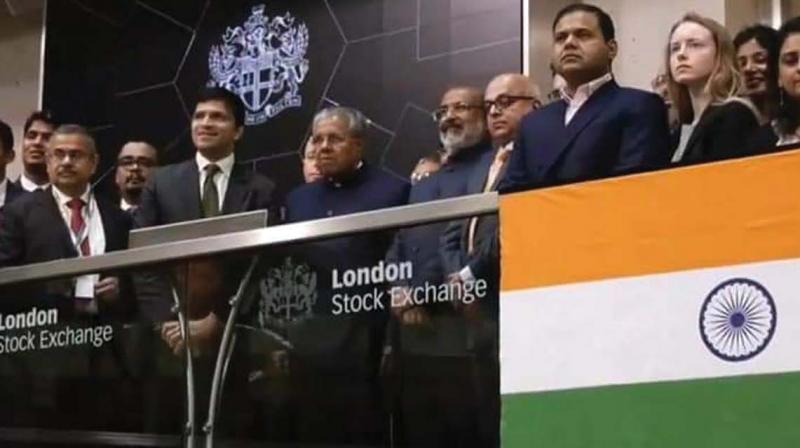 Chief Minister Pinarayi Vijayan, finance minister T.M. Thomas Isaac, KIIFB chief executive officer (CEO) K.M. Abraham and chief secretary Tom Jose at the listing of KIIFB Masala Bonds at London Stock Exchange on Friday. Chief Minister Pinarayi Vijayan, finance minister T.M. Thomas Isaac, KIIFB chief executive officer (CEO) K.M. Abraham and chief secretary Tom Jose at the listing of KIIFB Masala Bonds at London Stock Exchange on Friday.