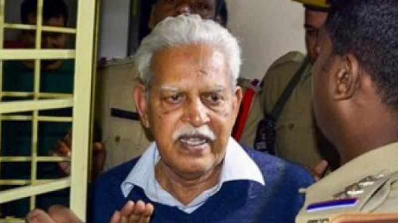 Poet-Social activist Varavara Rao Poet-Social activist Varavara Rao