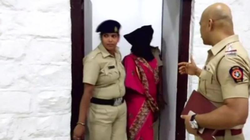 The police initiated a probe into the incident and arrested the woman on charges of attempt to murder. (Photo: Twitter | ANI) The police initiated a probe into the incident and arrested the woman on charges of attempt to murder. (Photo: Twitter | ANI)
