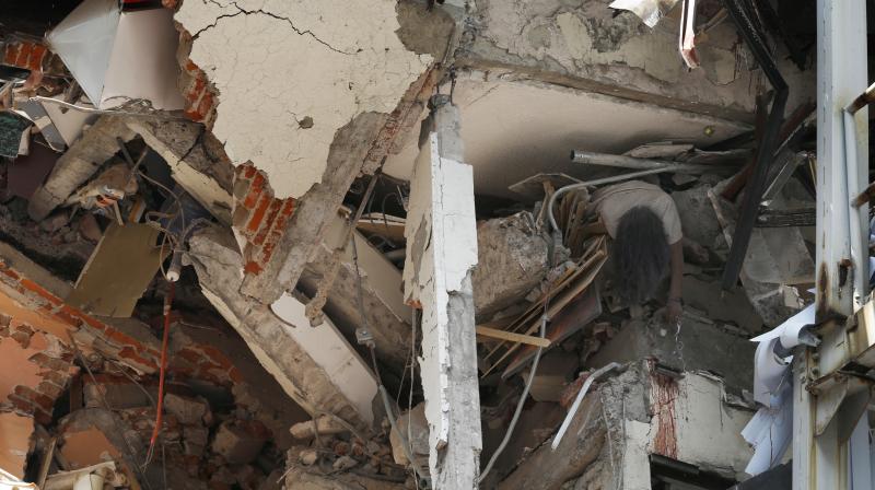 Earlier this week, 7.1 magnitude powerful earthquake had shattered Mexico hat killed nearly 300 people (Photo: AP) Earlier this week, 7.1 magnitude powerful earthquake had shattered Mexico hat killed nearly 300 people (Photo: AP)