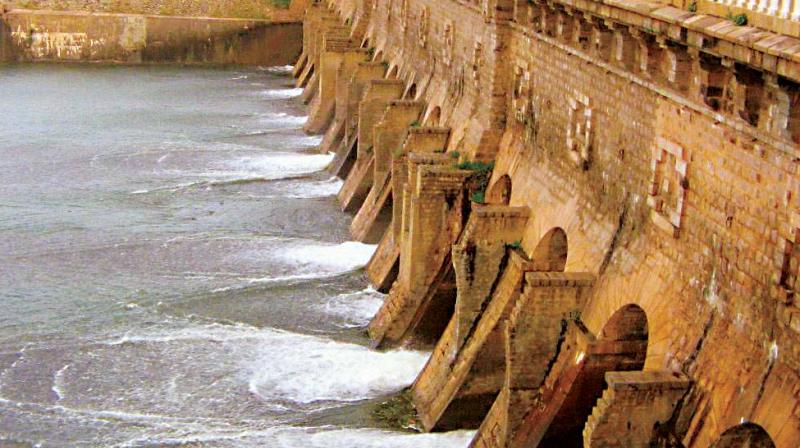 The water level at KRS dam on Thursday was 74.80 feet while last year on the same day, it was 68.25 feet. The water level at KRS dam on Thursday was 74.80 feet while last year on the same day, it was 68.25 feet.