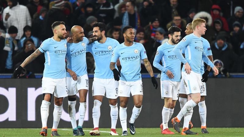 The scoreline gives the Swiss side little hope for the return leg at the Etihad on March 7. (Photo: AFP) The scoreline gives the Swiss side little hope for the return leg at the Etihad on March 7. (Photo: AFP)
