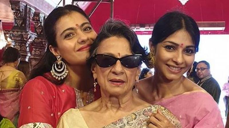 Kajol, Tanisha and Tanuja. (Image Source: Instagram/ kajol) Kajol, Tanisha and Tanuja. (Image Source: Instagram/ kajol)