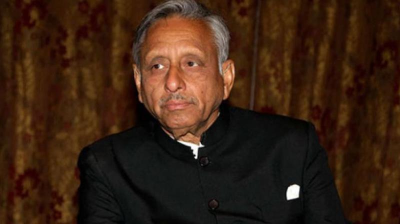 Then he raised his arms, waiving them about in an apparent imitation of PM Modi. (Photo: File) Then he raised his arms, waiving them about in an apparent imitation of PM Modi. (Photo: File)