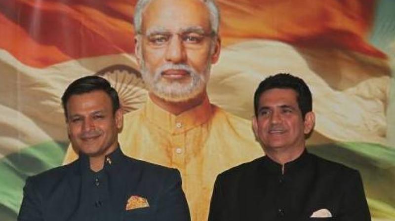 Vivek Oberoi and director Omung Kumar at the poster launch of the film. Vivek Oberoi and director Omung Kumar at the poster launch of the film.