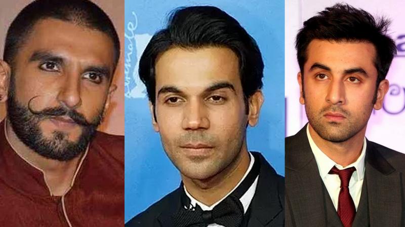 Ranveer Singh, Rajkummar Rao and Ranbir Kapoor. Ranveer Singh, Rajkummar Rao and Ranbir Kapoor.
