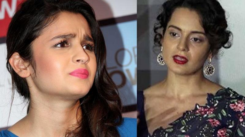 Rise above nepotism: Kangana Ranaut attacks Alia Bhatt for not