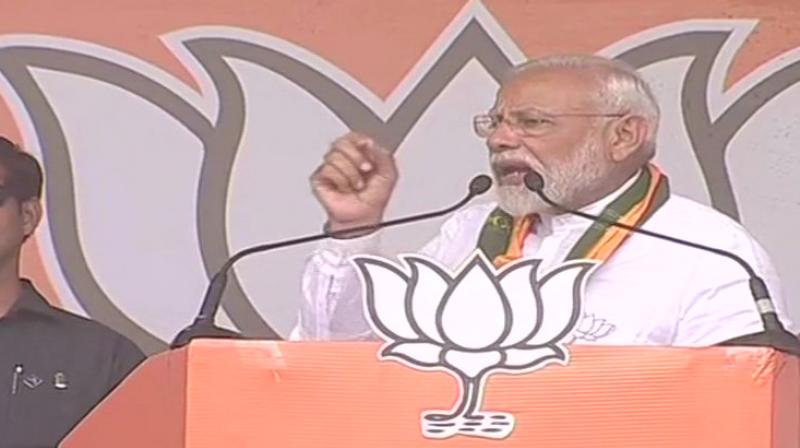 The prime minister has often targeted Gandhi, calling him "naamdar". (Photo: ANI twitter) The prime minister has often targeted Gandhi, calling him "naamdar". (Photo: ANI twitter)