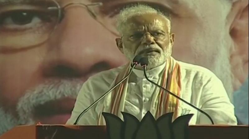 BJP will also ensure that Bengal's border gets modern fencing and infiltration is dealt with. (Photo: ANI twitter) BJP will also ensure that Bengal's border gets modern fencing and infiltration is dealt with. (Photo: ANI twitter)