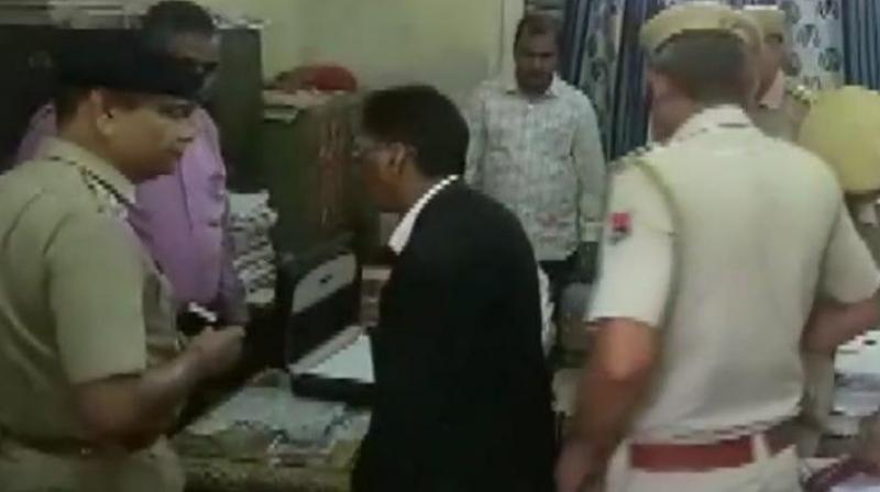 The case pertains to the incident where a Dalit woman was allegedly gang-raped by five men while her husband was beaten up in Thanagaji area on April 26. (Photo: ANI) The case pertains to the incident where a Dalit woman was allegedly gang-raped by five men while her husband was beaten up in Thanagaji area on April 26. (Photo: ANI)