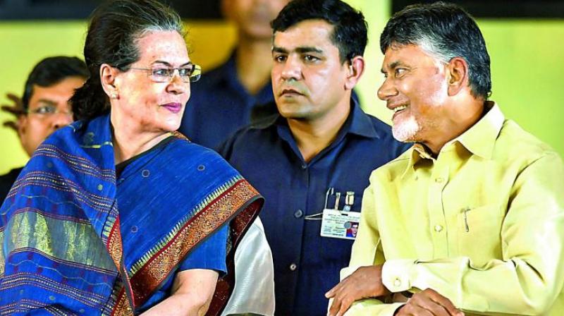 Sonia Gandhi has also invited leaders of the UPA and sounded some others including Odisha and Telangana chief ministers Naveen Pattnaik and K Chandrasekhar Rao respectively. (Photo: PTI) Sonia Gandhi has also invited leaders of the UPA and sounded some others including Odisha and Telangana chief ministers Naveen Pattnaik and K Chandrasekhar Rao respectively. (Photo: PTI)