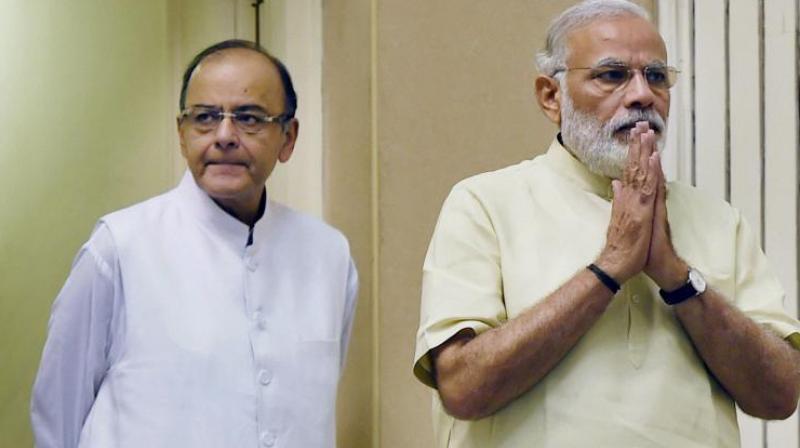 Jaitley, owing to his health, was not seen at the victory celebrations at the BJP headquarters after the party stormed to power with a massive victory on 303 seats. (Photo: PTI) Jaitley, owing to his health, was not seen at the victory celebrations at the BJP headquarters after the party stormed to power with a massive victory on 303 seats. (Photo: PTI)