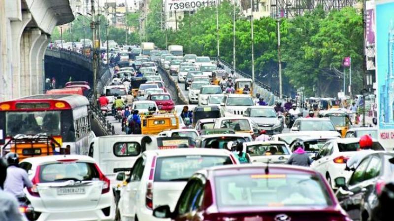 Traffic coming from MJ Bridge and Begum Bazaar Chathri towards Nampally will be diverted at Hotel Alaska towards Darusalam, Ek Minar on need basis. (Representional Image) Traffic coming from MJ Bridge and Begum Bazaar Chathri towards Nampally will be diverted at Hotel Alaska towards Darusalam, Ek Minar on need basis. (Representional Image)
