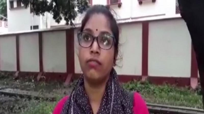 The girl had also written a letter to Vice-Chancellor and proctor of the university seeking justice. (Photo: ANI) The girl had also written a letter to Vice-Chancellor and proctor of the university seeking justice. (Photo: ANI)
