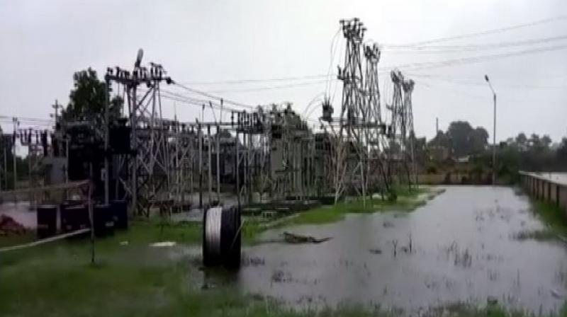 Besides, a cloakroom at the railway station is also flooded with water and the luggage of the passengers have got wet. (Photo: ANI) Besides, a cloakroom at the railway station is also flooded with water and the luggage of the passengers have got wet. (Photo: ANI)