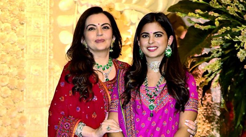 Nita and Isha Ambani Nita and Isha Ambani